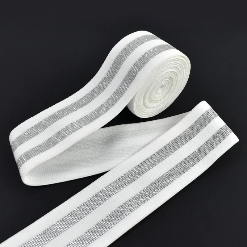 Gold Silver Elastic Band for Sewing, 2/5/10M