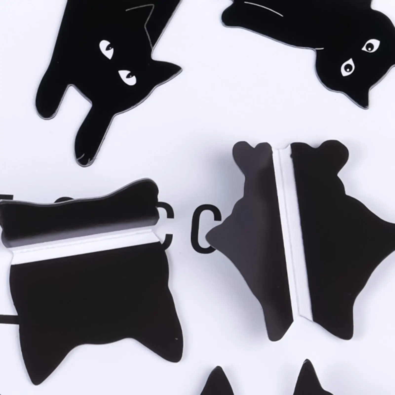 

Magnetic Black Cat Bookmark 8 Pieces Reading Magnet Bookmark Clips Reusable Cat Magnetic Bookmark For Home Office Classroom