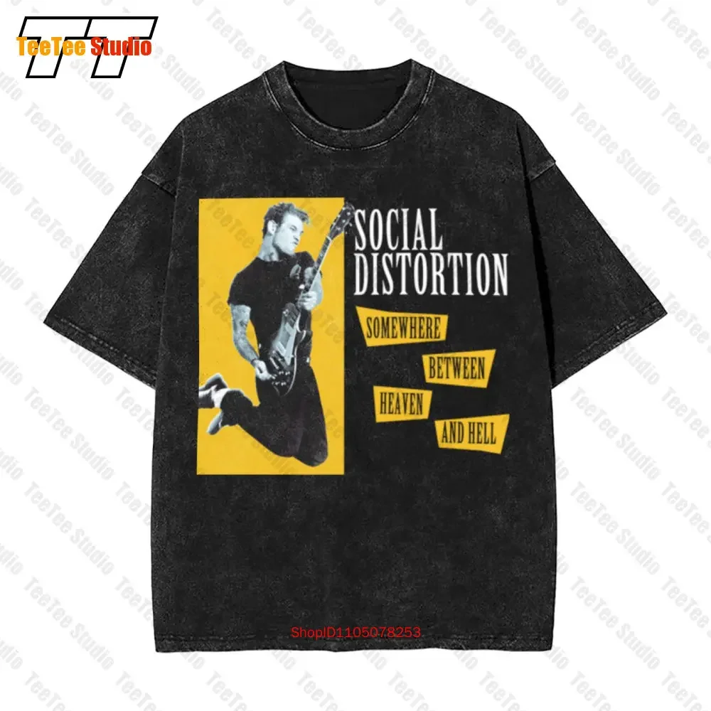Social Distortion Somewhere Between Heaven And Hell Vintage Oversized T-Shirt 2LOM