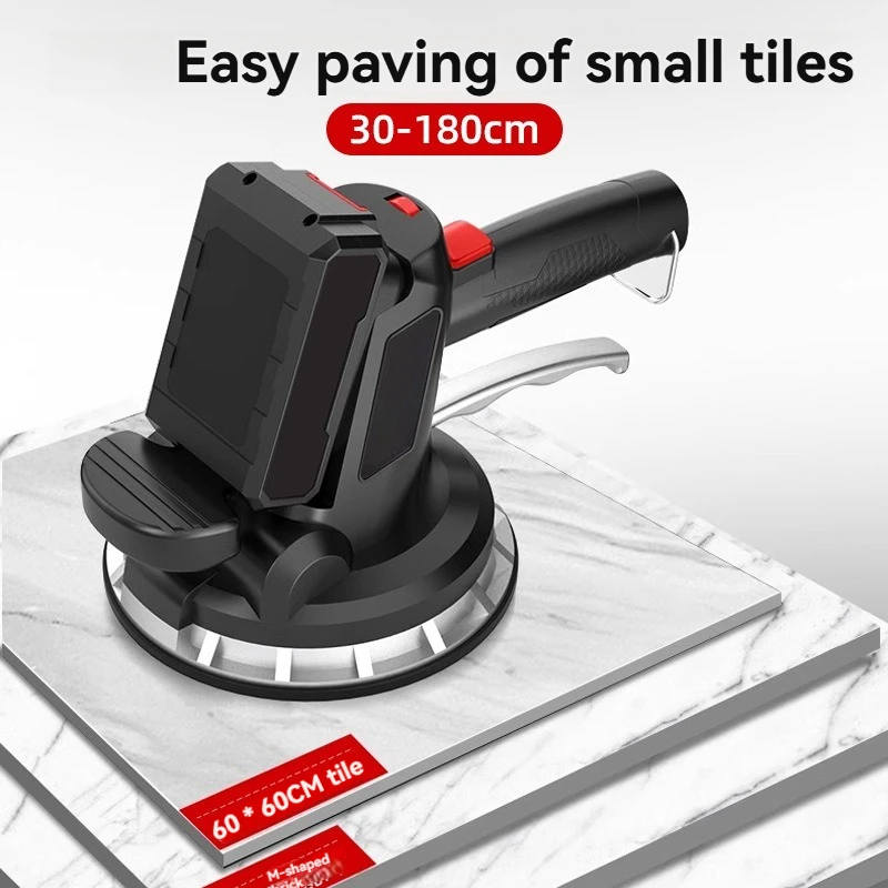 Lithium High Power Tile Vibrator, Handheld Tiling Machine for Wall Ceramic & Marble Tile Installation