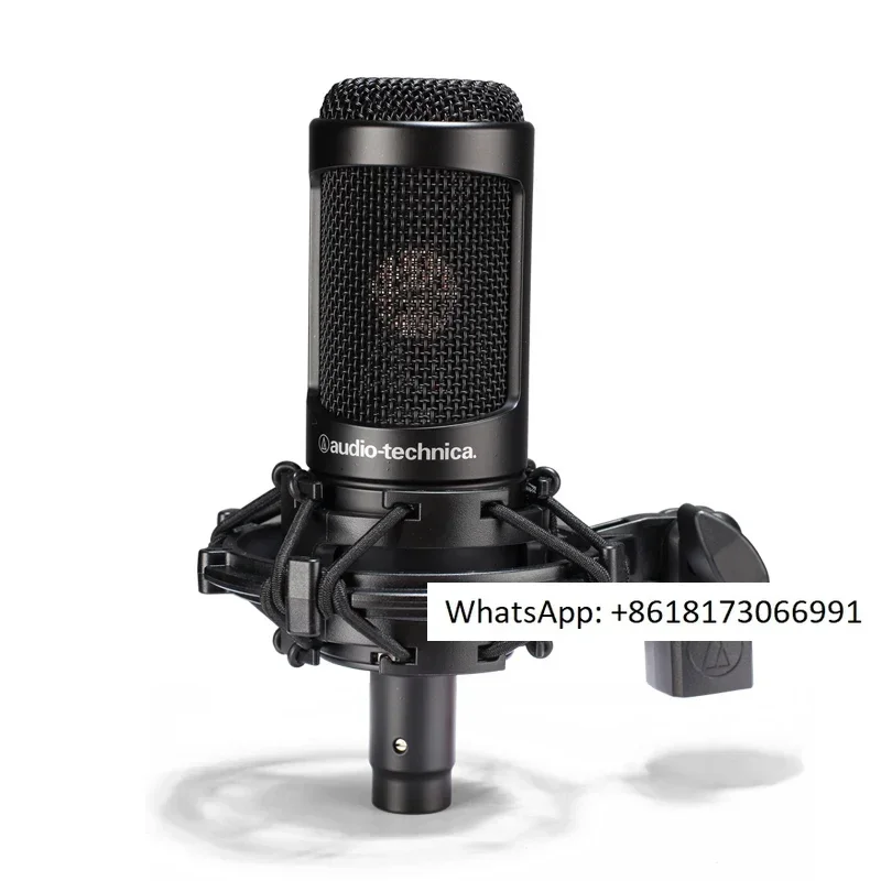 

Микрофон конденсаторный AT2035 для записи, для компьютера, мобильных устройств, живых выступлений, караоке, вокала, для ведущих и певцов