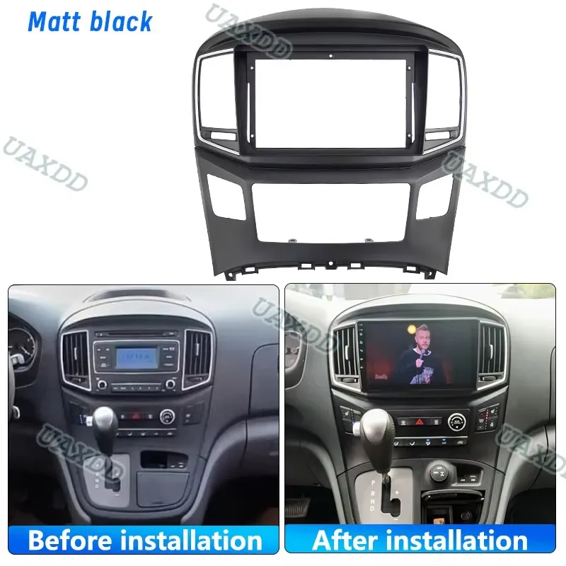 For  HYUNDAI 2015 STAREX H1 9INCH Car Radio Android Stereo audio screen multimedia video player navigation cables Harness frame