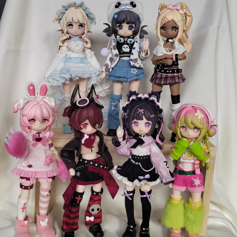 

Original Freedom Claim Electronic Cute Pet Series Bjd Blind Box 1/12 Action Figure Doll Mystery Box Trendy Ornaments Figure Gift