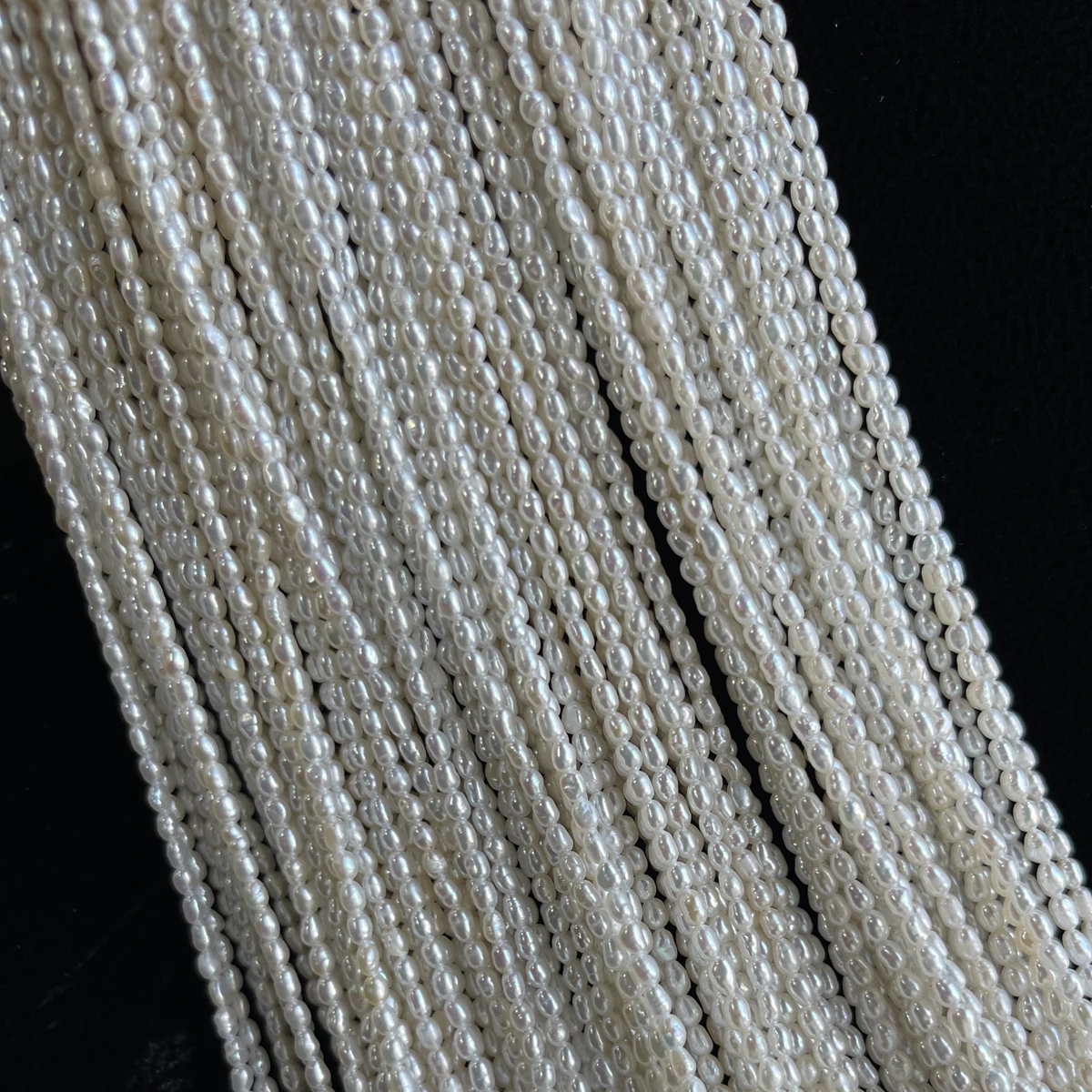 

Natural Freshwater Baroque Pearls 2-3mm Irregular Shape Pearls Loose Spacer Beads for Jewelry Making DIY Necklaces Accessories