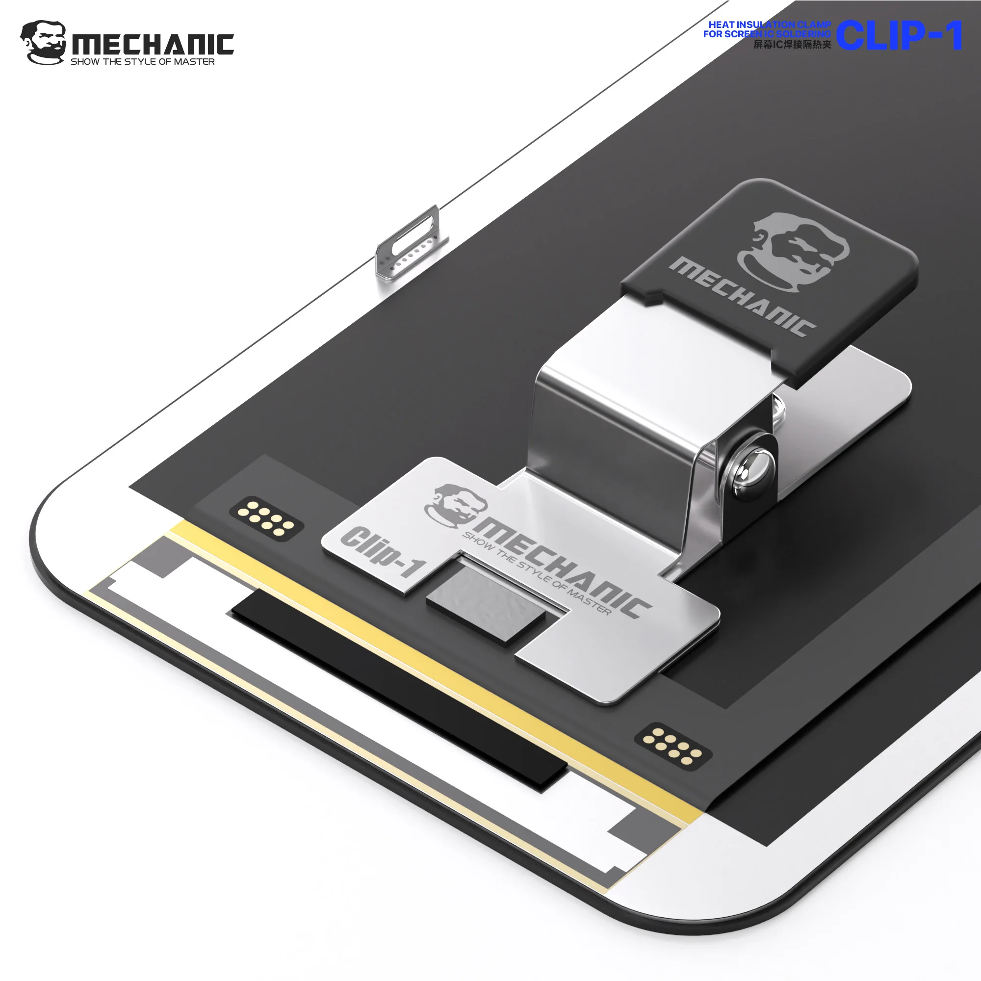 MECHANIC Clip-1 Soldering Heat Insulation Clamp for Phone Repair Screen IC FPC Flexible Cable Soldering Insulation Clamping Tool