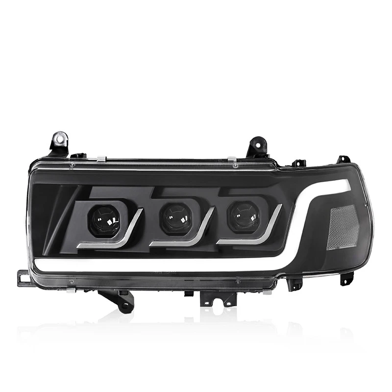 Auto LED Projector Lens Headlights For Toyota Land Cruiser LC80 1990‑2002 Front Lamp Assembly Upgrade Plug and Play Accessories