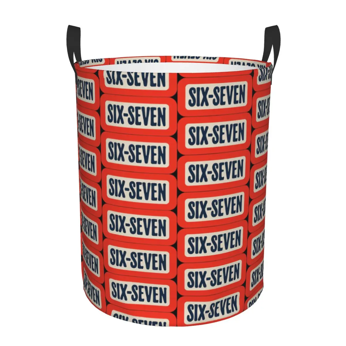 Custom Six Seven 67 Laundry Basket Foldable Large Capacity Clothing Storage Bin Hamper