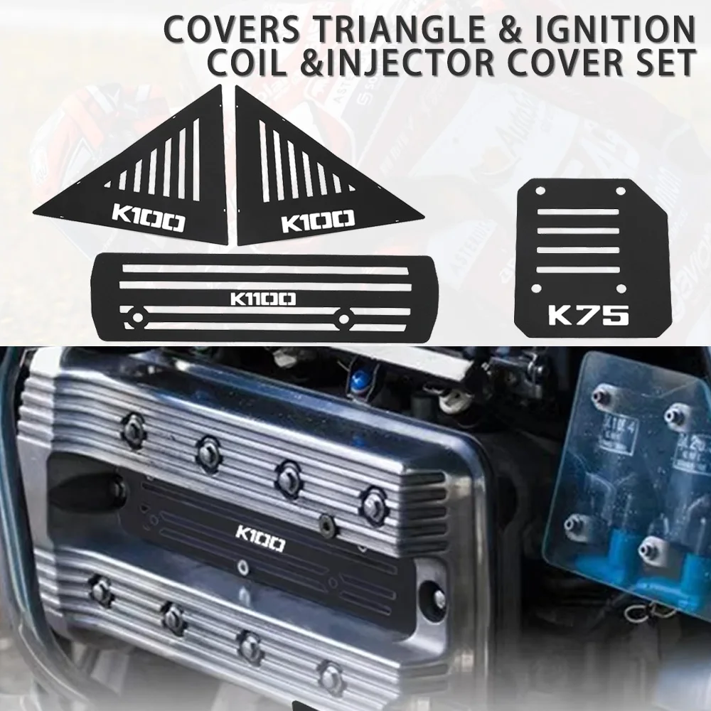 

FOR BMW K75 K100 K1100 K 75 All Year Motorcycle Side Panel Protection Guard & Injector Rail cover & Ignition Coil Cover Guard