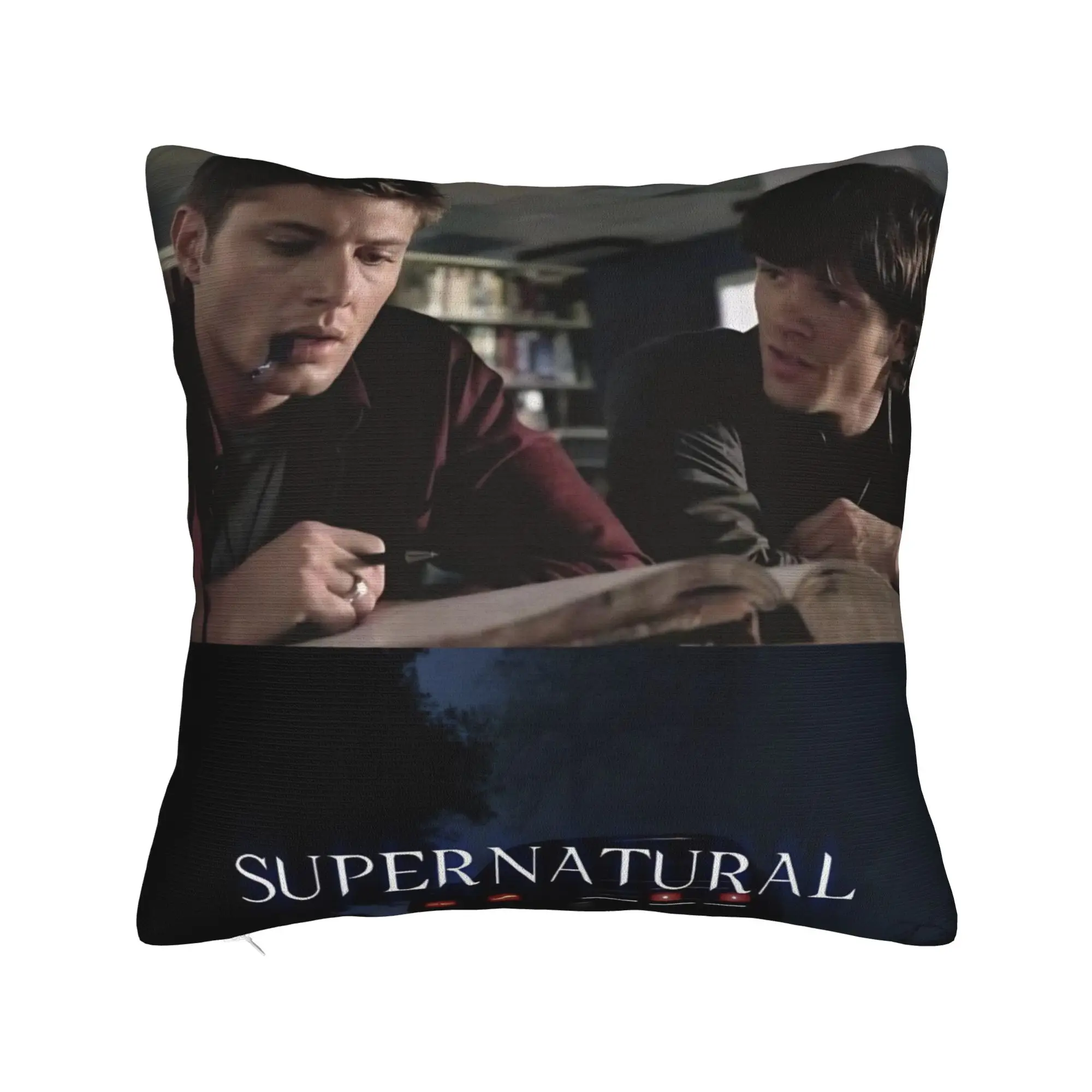 Decorative Pillowcase TV S-Supernatural Merchandise Home  Throw Pillow Case Cover Square Multiple Sizes