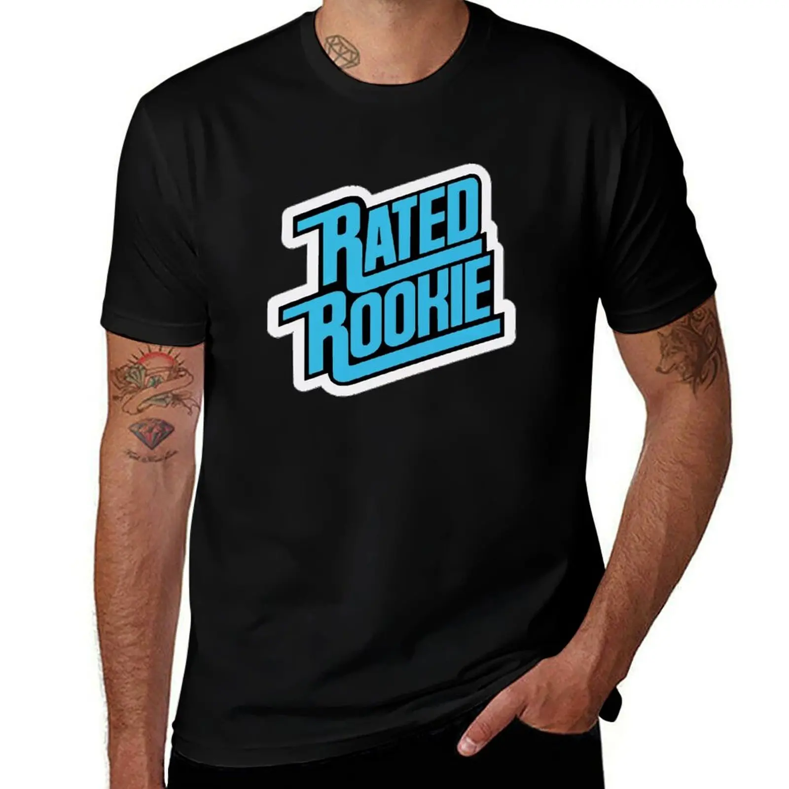 Rated Rookie T-Shirt Lightweight Basic Short Sleeve Shirt T-Shirt