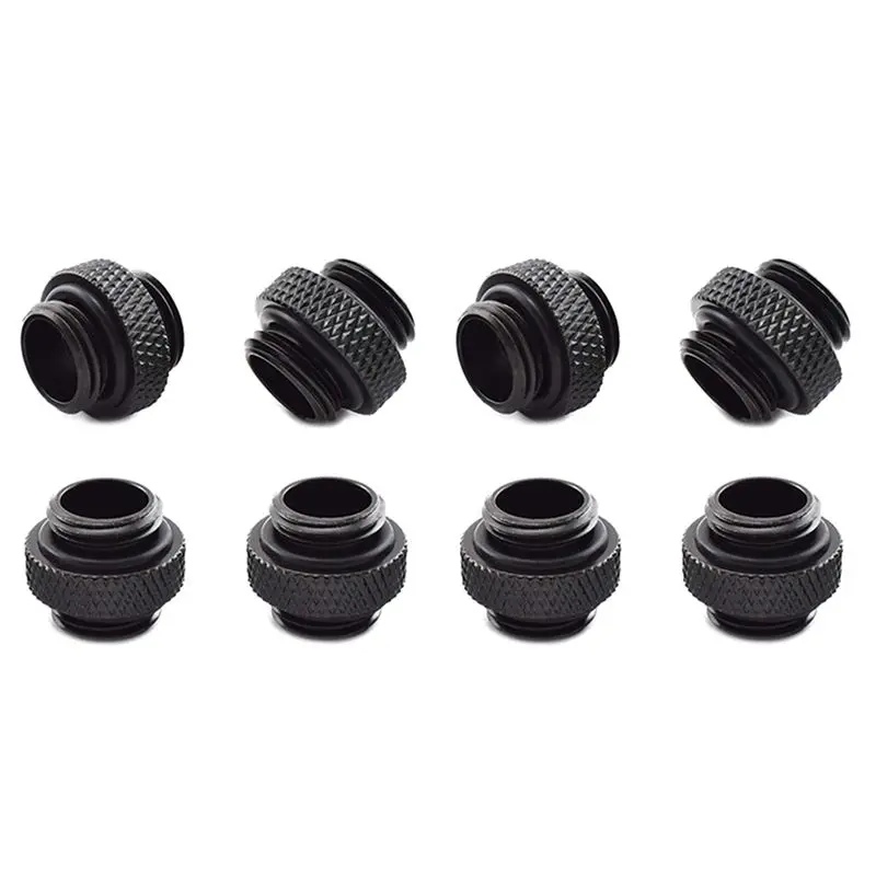 

8-Pack G1/4 Inch 5Mm Male To Male Connector With Sealed O-Ring For PC Water Cooling Systems Extender Fitting
