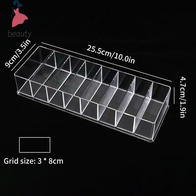 8 Grids Guide Limit Comb Storage Box Electric Hair Clipper Rack Holder Organizer Case Barber Salon Hairdressing Tools