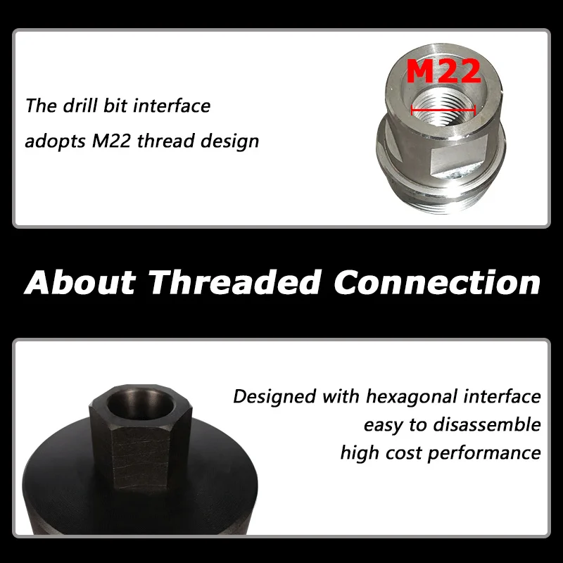 ダイヤモンドコアドリルビット鉄筋コンクリートドリルビット直径範囲 25-200 ミリメートル全長 400 ミリメートルコンクリートの穴を掘削するため