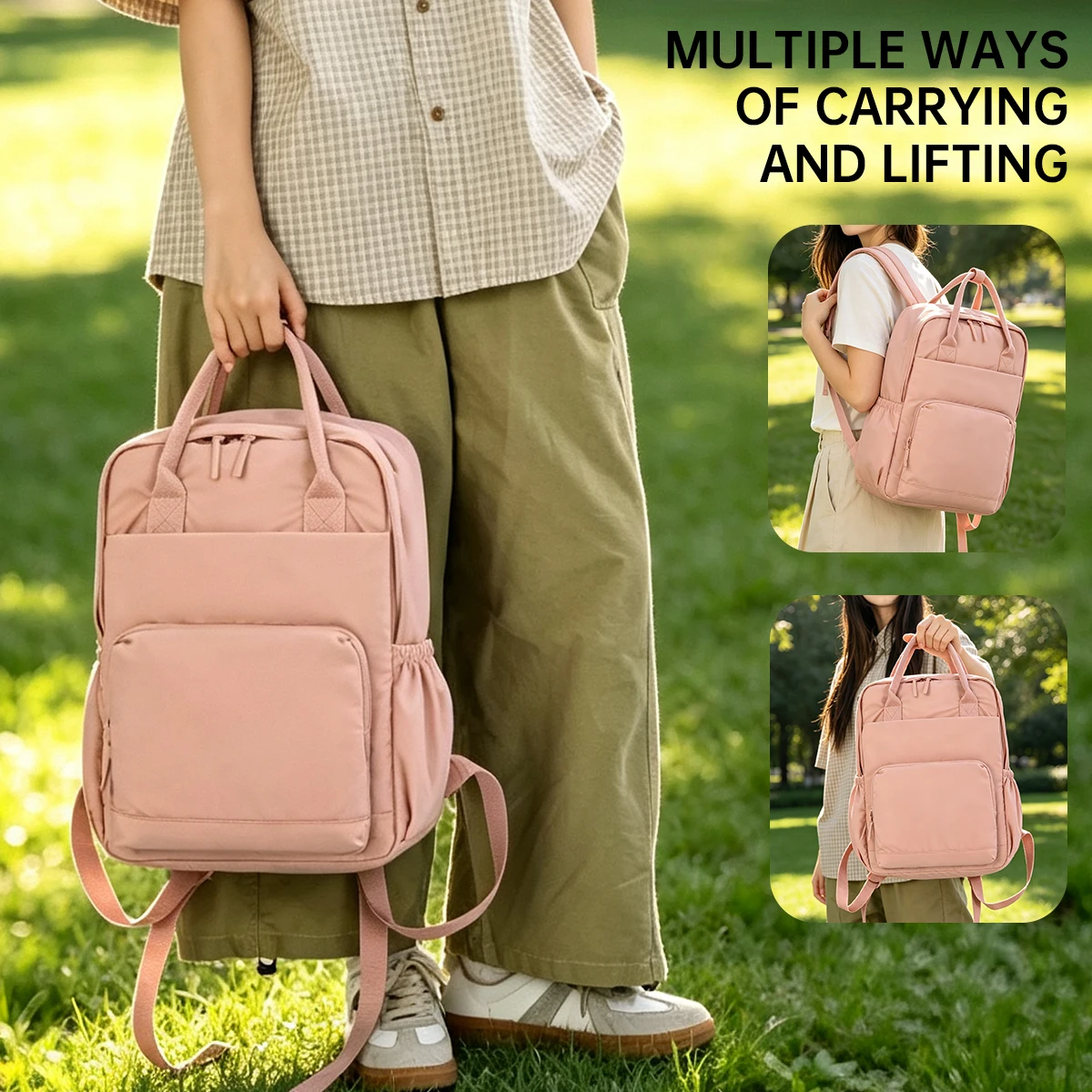 New Style Backpack for Business Commuting, Computer Bag for Middle and High School Students, College Student Backpack, Women's Backpack, Casual Travel Bag