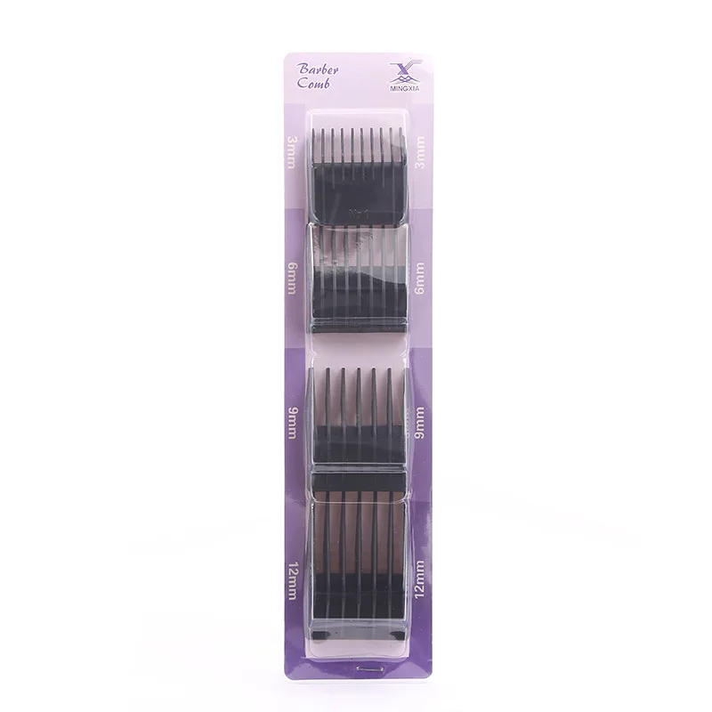 4 Teile/satz Professionelle Universal Schwarz Haar Clipper Grenze Kamm Friseur Ersatz Schneiden Guide Für Moser 1400 Serie G1202