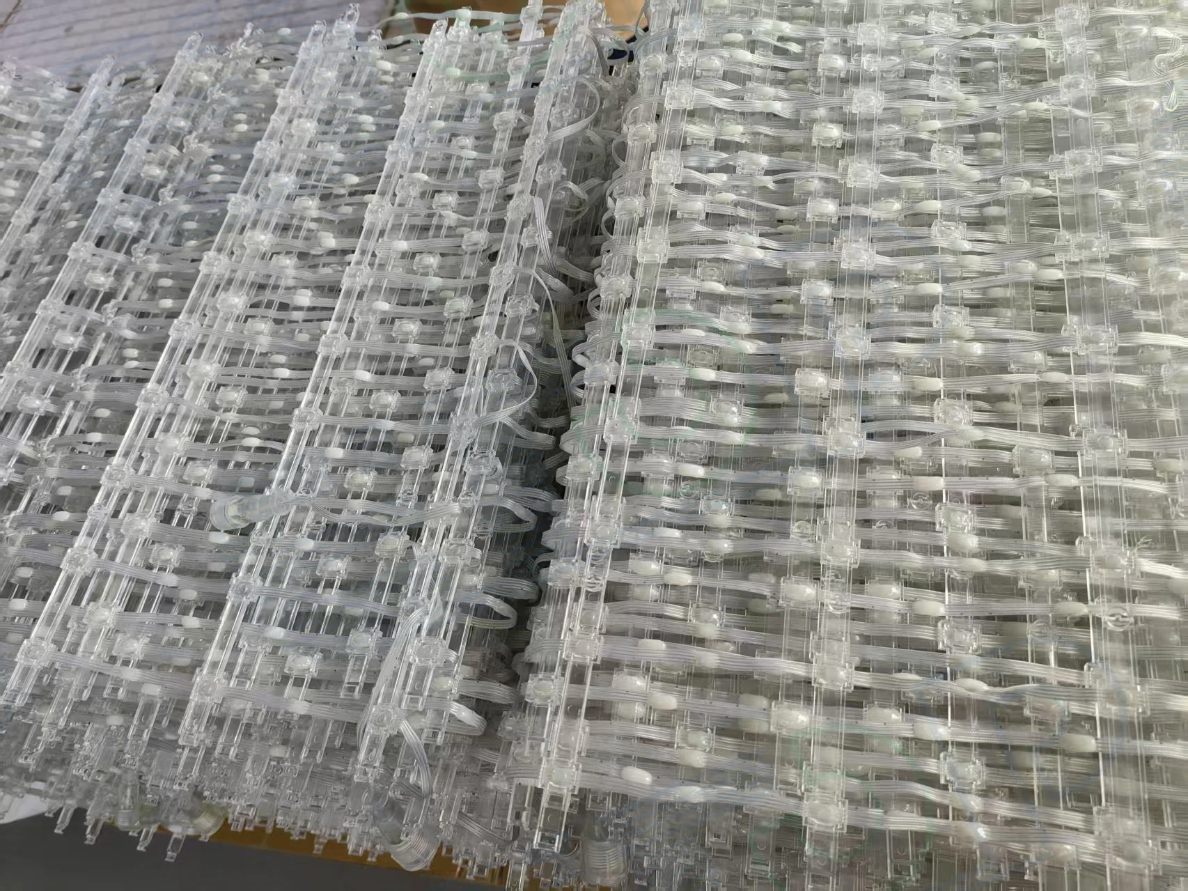 DC12V 5 سنتيمتر الملعب عنونة RGB الذكية LED حصاة/البذور مرنة مصفوفة شبكة أضواء الشاشة P67 بكسل DIY نمط المتاحة #5