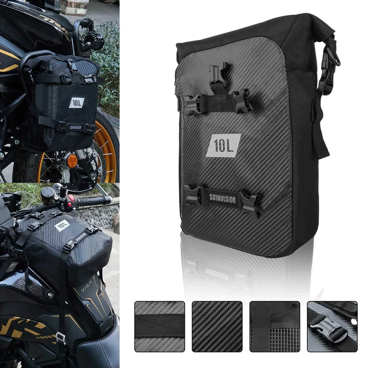 تحطم بار حقيبة السرج الإطار الجانب الوفير الأمتعة لسيارات BMW R1250GS Adventure R1200GS lc لهوندا لسوزوكي لياماها MT09 Mt07