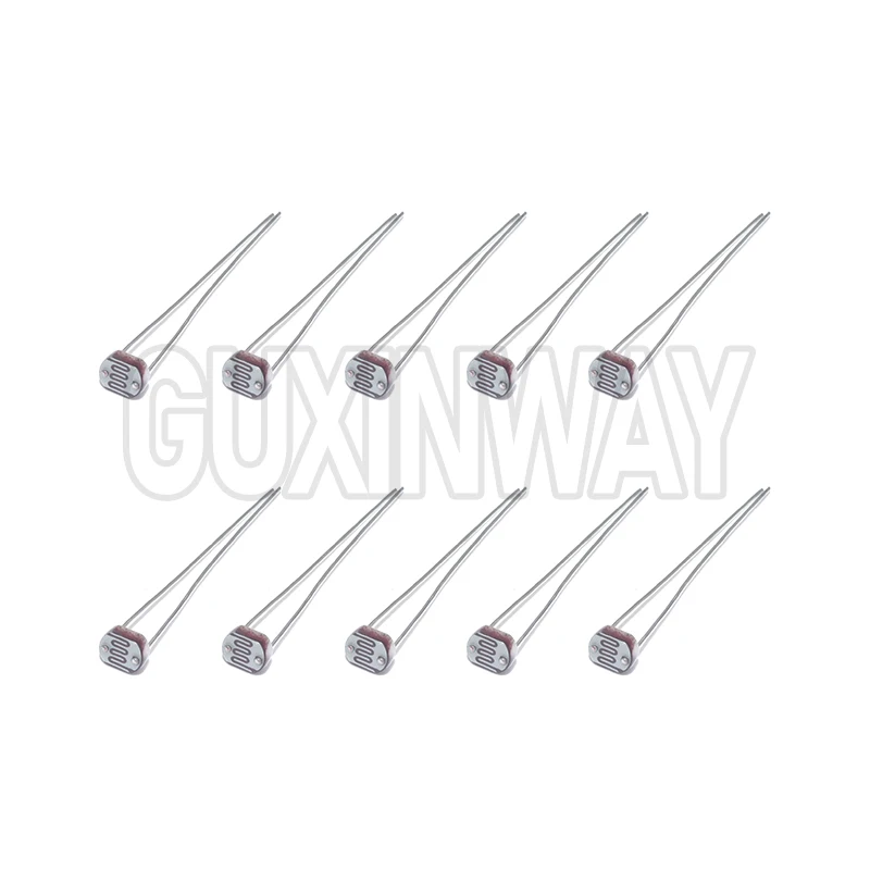 50 ชิ้น/ล็อต LDR Photo Light Sensitive ตัวต้านทาน Photoelectric Photoresistor 5528 5506 5516 5537 5539 GL5528 สําหรับ Arduino