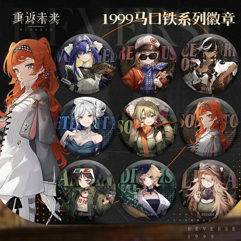 

Scarlet Grace Anna Rust Sara Alexander Game and Anime Famous Characters Peripheral Mini Badges and Props HD Pattern Decorating