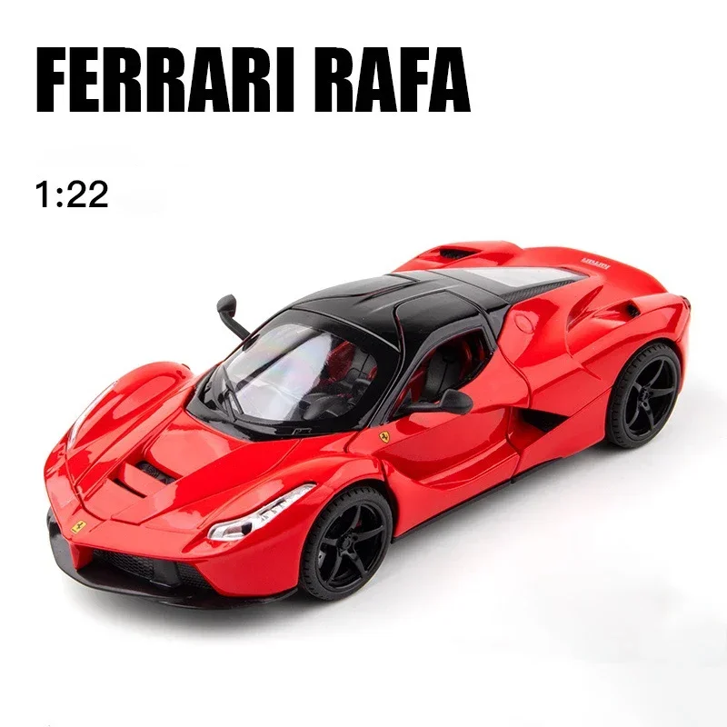 1:22 Ferraris Laferrari FXXK Toy Alloy Car Diecasts & Toy Vehicles Sound and light Car Model Collection Car Toys For Children