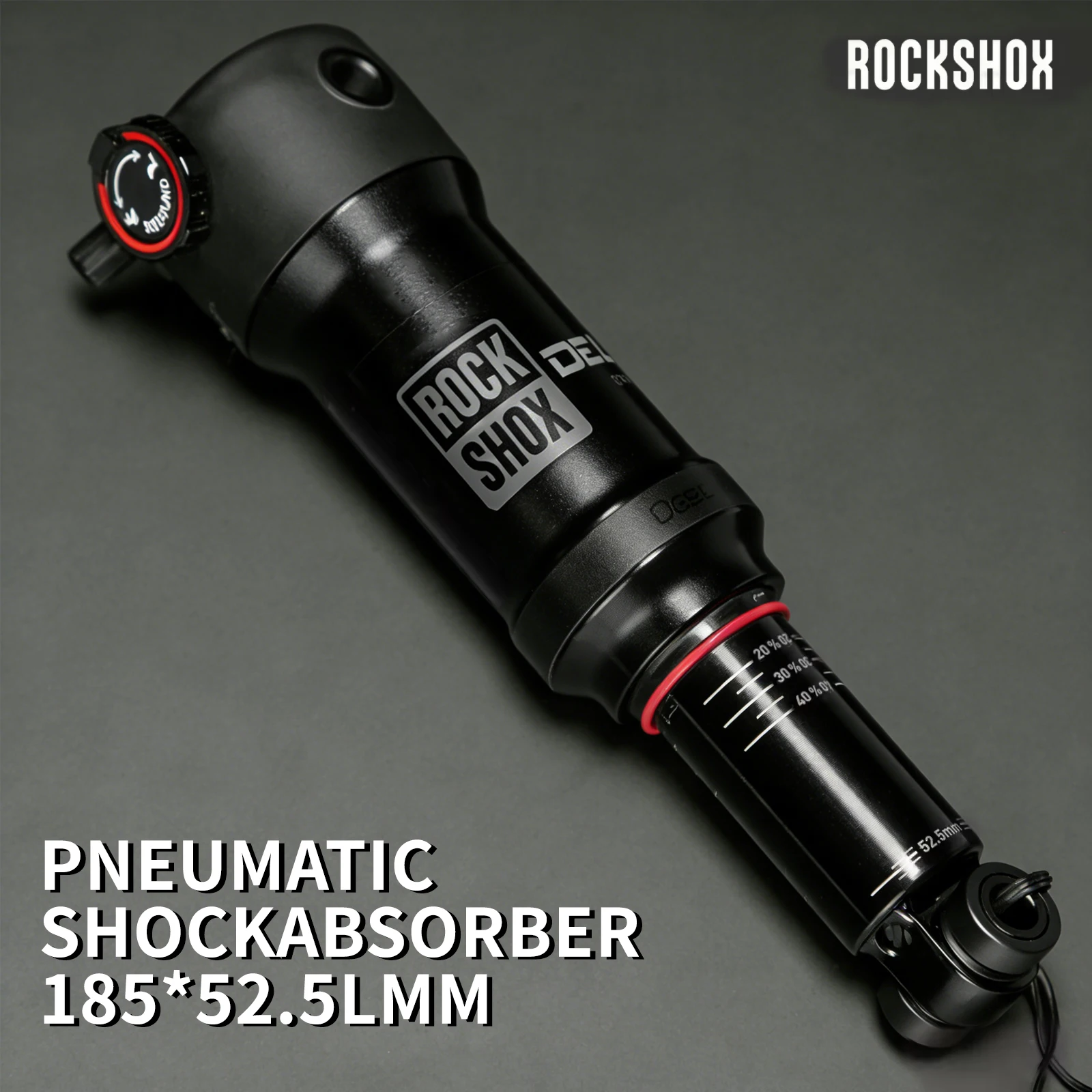 ROCKSHOX Deluxe Choque Trail Bike Debon Air 185mm munhão pneumático Softtail MTB Guts traseiros