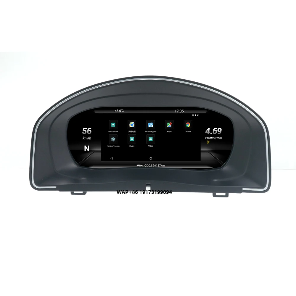 

12.3 Inch Digital Cluster for Scirocco 2014 Car Odometer Panel Speed Meter LCD Multimedia Player Dashboard