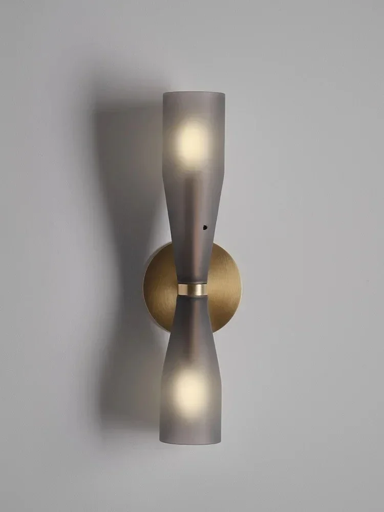 TTTTItalian Minimalist Wall Lamp Light Luxury Living Room Background Wall Bedroom Bedside Staircase Lamp