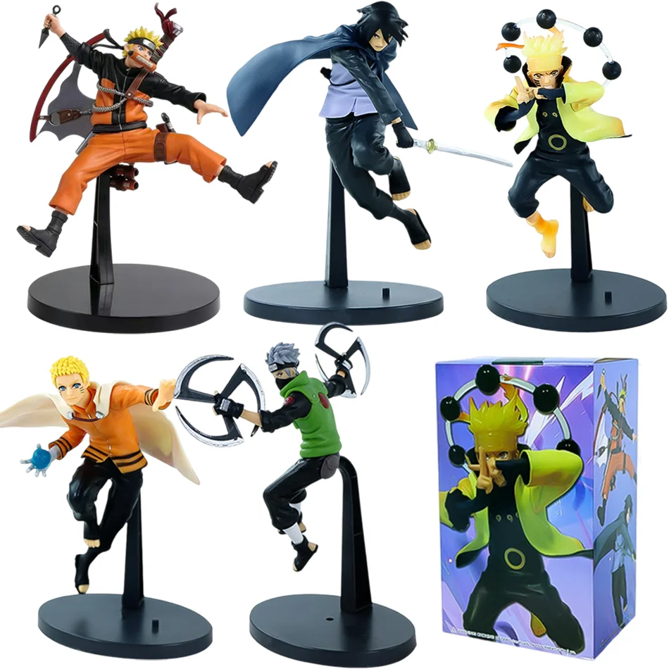 

Фигурка Наруто 19 см: Учиха Саске/Узумаки Наруто, коллекционная модель из ПВХ, игрушка-украшение Орочимару Саске, подарки