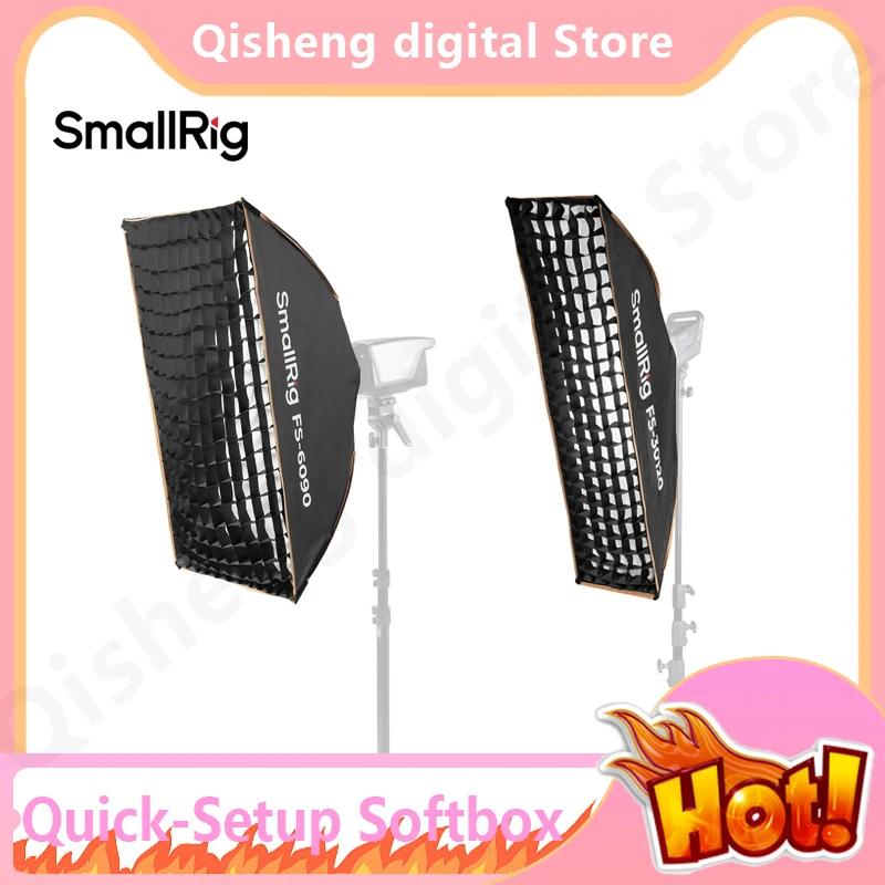 Smallrig Fs-6090 Быстросъемная квадратная сетка для софтбокса Сотовая сетка Мягкий легкий капюшон Студийный защитный чехол Решетка Baorong Smallrig Fs-6090 Быстросъемная квадратная сетка для софтбокса Сотовая сетка Мягкий легкий капюшон Студийный защитный чехол Решетка Baorong