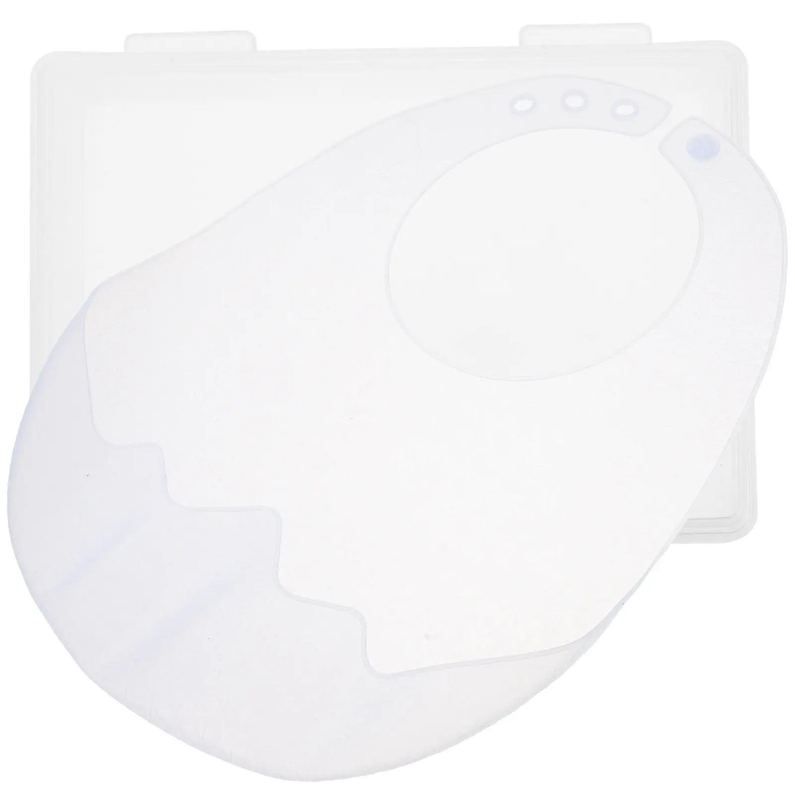 

Silicone Bib Adjustable Baby Toddler Bib Feeding Bibs Silicone Flexible Baby Eating Drooling Bibs Toddler Eating Supplies