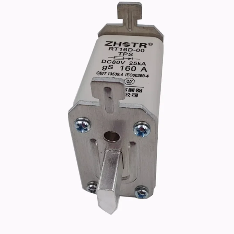 HRC RT16D-00 TPS High Performance DC80V 25kA gS 160A 250A  600A Low Voltage Fuse Link Solar Energy