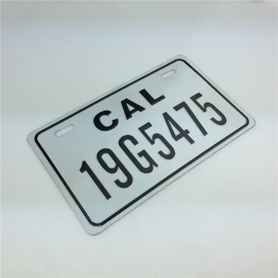 Motorcycle Personalized Car License Plates Electric Car Aluminum License Plate Decorative Decorative Stickers, Reflective Signs