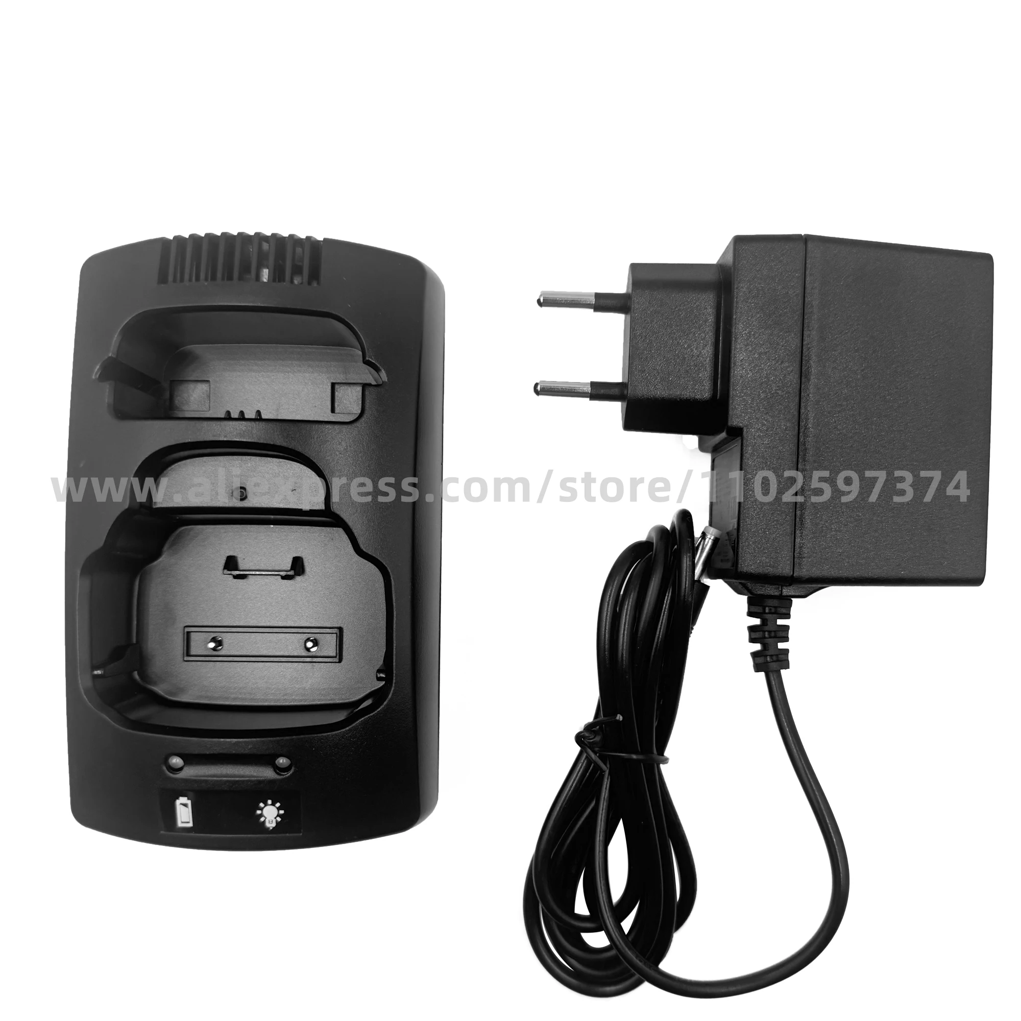 Imagem -04 - Estação de Carregamento Desktop com Adaptador ac Mais Carregador 100240v para Sepura Stp8000 Sep8040 Stp8038 Stp9000 Stp9100 Stp9200 Sc20