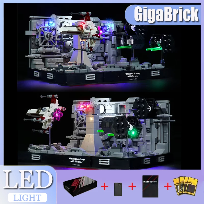 

Высококачественный набор светодиодных светильников «сделай сам» для Lego Bricks 75329 (только светодиодный светильник, без модели блоков), изготовленный для долговечности и высокого качества