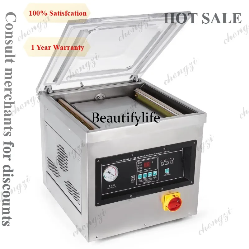 

A81 DZ-400/2F 110V 220V Automatic Vacuum Sealing Machine Food Vacuum Sealing Machine