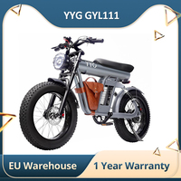 YYG GYL111 Electric Bike 1200W Motor 48V 20Ah Battery 65km Range 20*4.0'' Fat Wheel Front & Rear Hydraulic Brakes City Bicycle