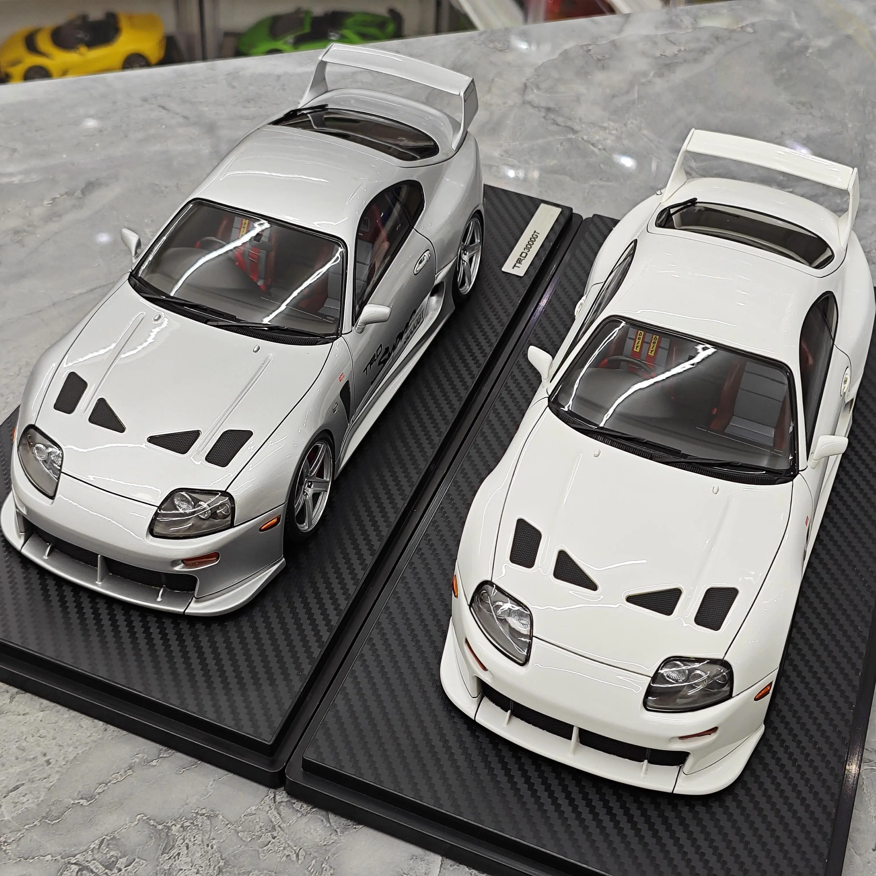 

IG 1:18 Supra A80 TRD 3000GT JDM Simulation Limited Edition Resin Metal Static Car Model Toy Gift