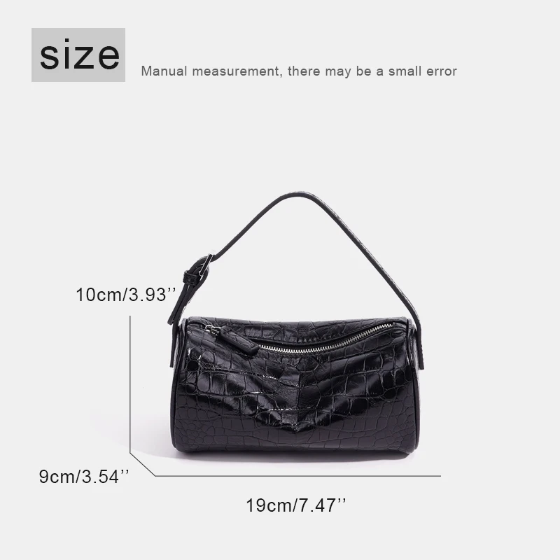Customize Initials Leather Crocodile Pattern Pillow Bag For Women Luxury Designer Handbag And Purse 2026 New In Cowhide Shoulder