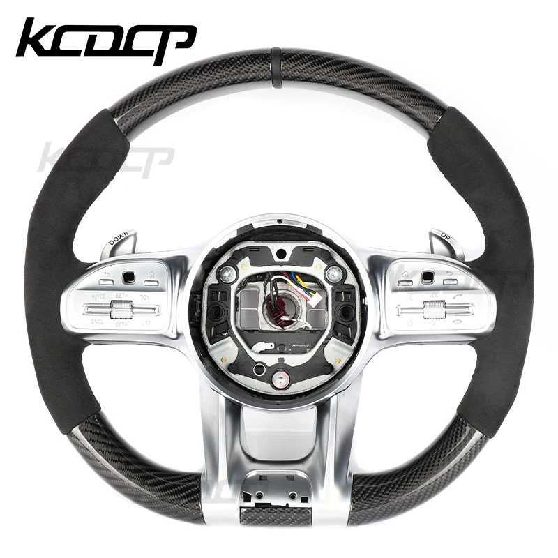 Fit For Benz A B E GLA CLA GLC GLS GLE C Class W205 W204 Old Model Upgrade New Model Carbon Fiber Steering Wheel