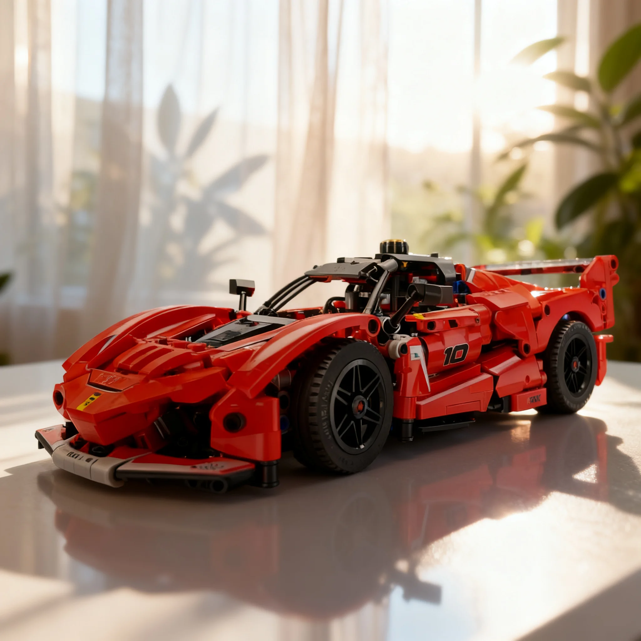 924pcs MOC Technical Fxx K Model Building Blocks Architecture Toy Birthday Gifts DIY Education Brick Presentation Collection Art