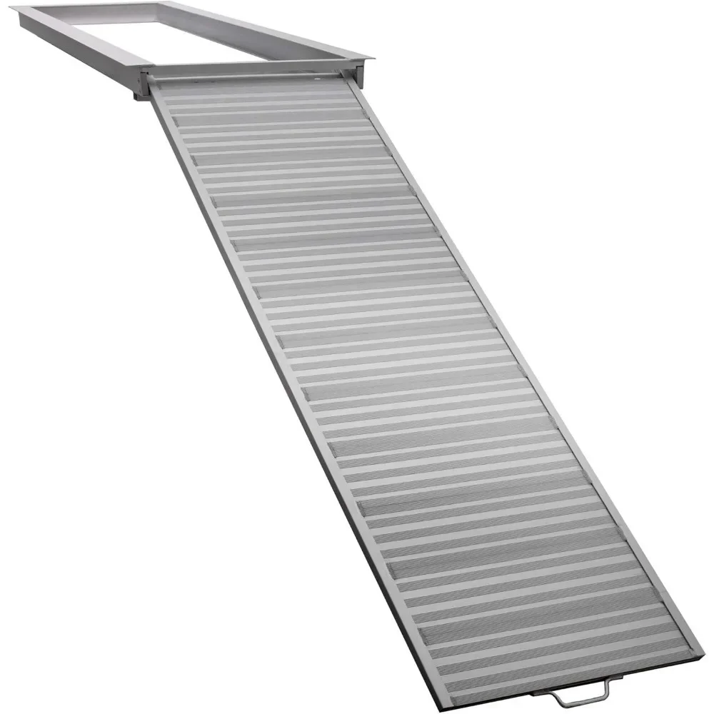 Boat Aluminum Loading Ramp for Shore and Dock Boarding | 600lb Capacity | Non-Slip Surface-Best Promotion