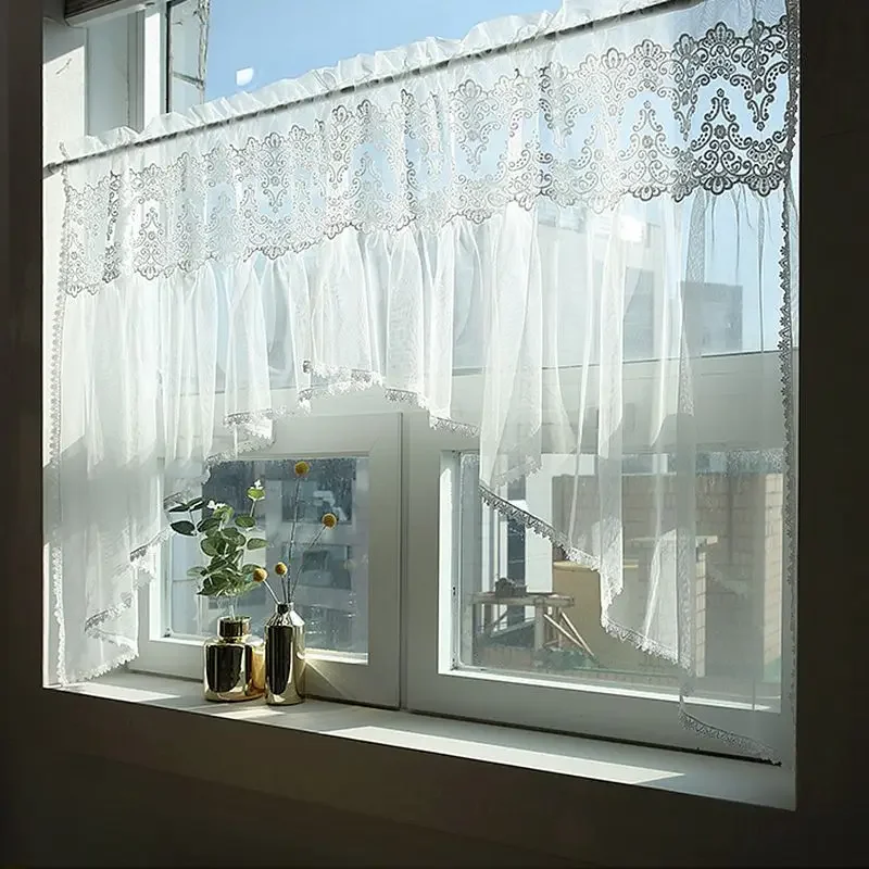 Tenda per porta caffè piccola decorazione per tende sospese