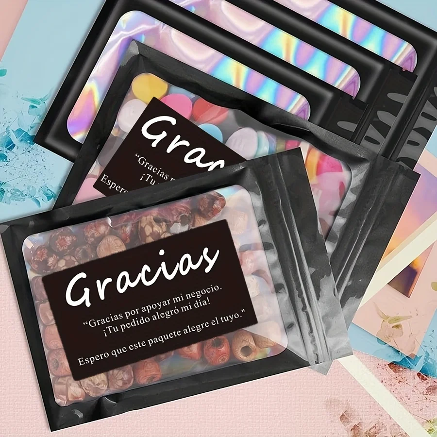 100 Pcs Gracias Thank You Cards, Spanish Appreciation Insert Cards for Small Business Packaging, Order Inserts view 5