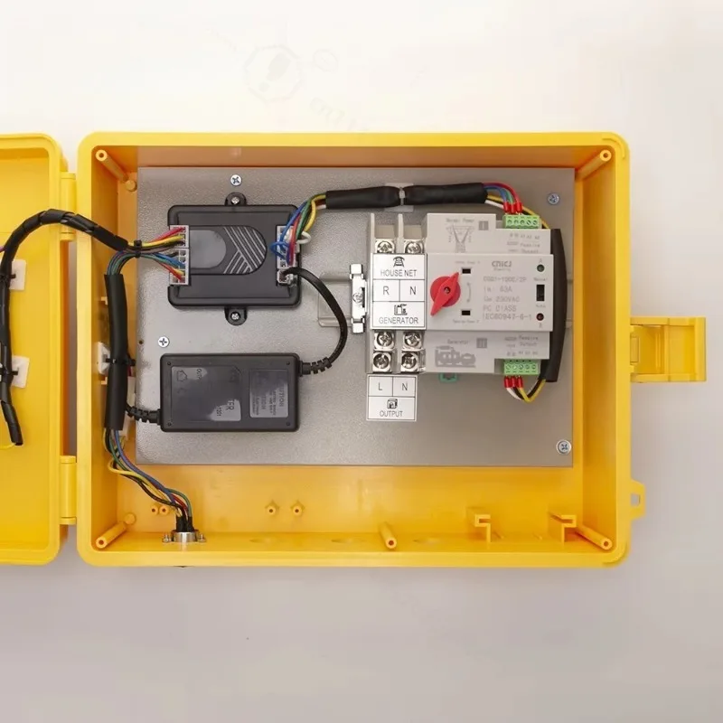 12KW Generator ATS Control Box Single Three Phase Auto Start Stop Controller Generator Power Replacement Parts