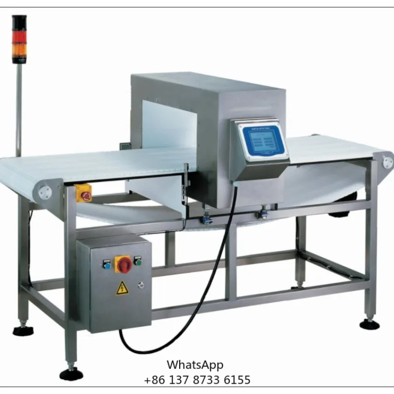 High Precision Automatic Factory Price Intelligent Digital All-metal Detectors Food Production Line Metal Detector Conveyor Belt