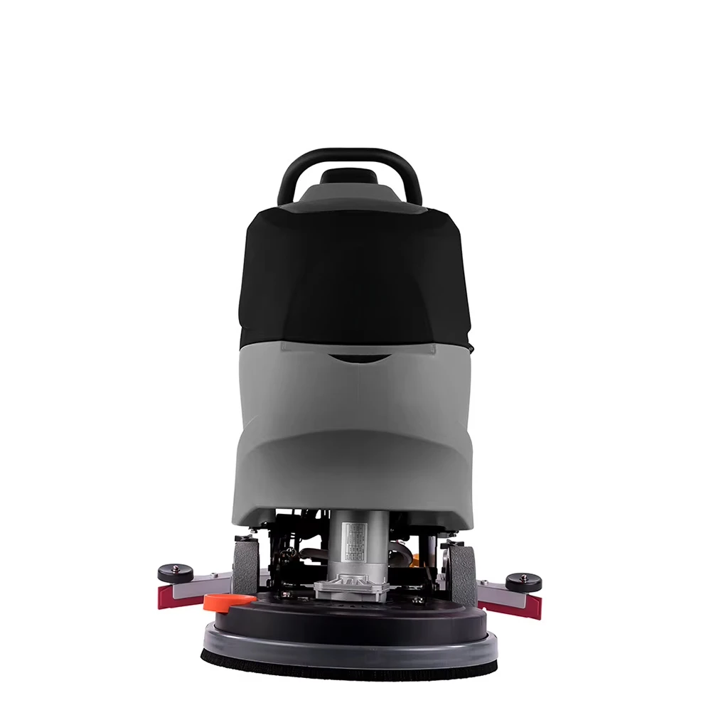 Commercial Walk-behind Floor Scrubber - Compact Industrial Cleaning Machine for Floors Cleaning Single Disc Machine