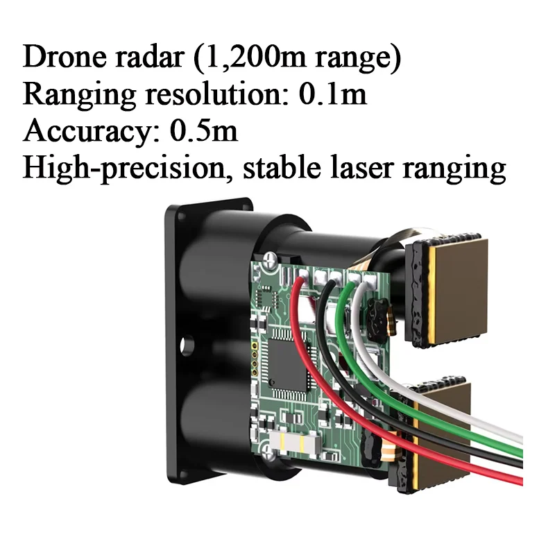 Laser Ranging Module, Unmanned Aerial Vehicle Pulse TOF Radar, 1200 Meters Outdoor Telescope Distance Sensor