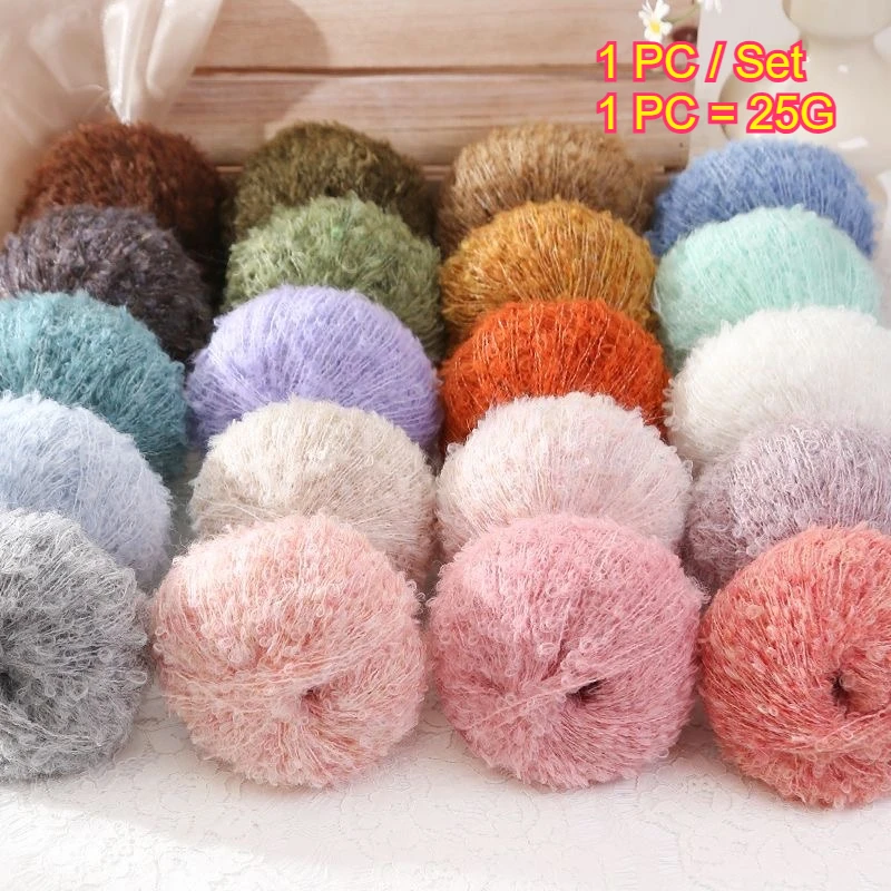 25g Natural Wool Yarn Knitting Thick Yarn For Crochet Sweater Scarf Doll Hat DIY Crafts Soft Baby Hand Knitting Sewing Thread