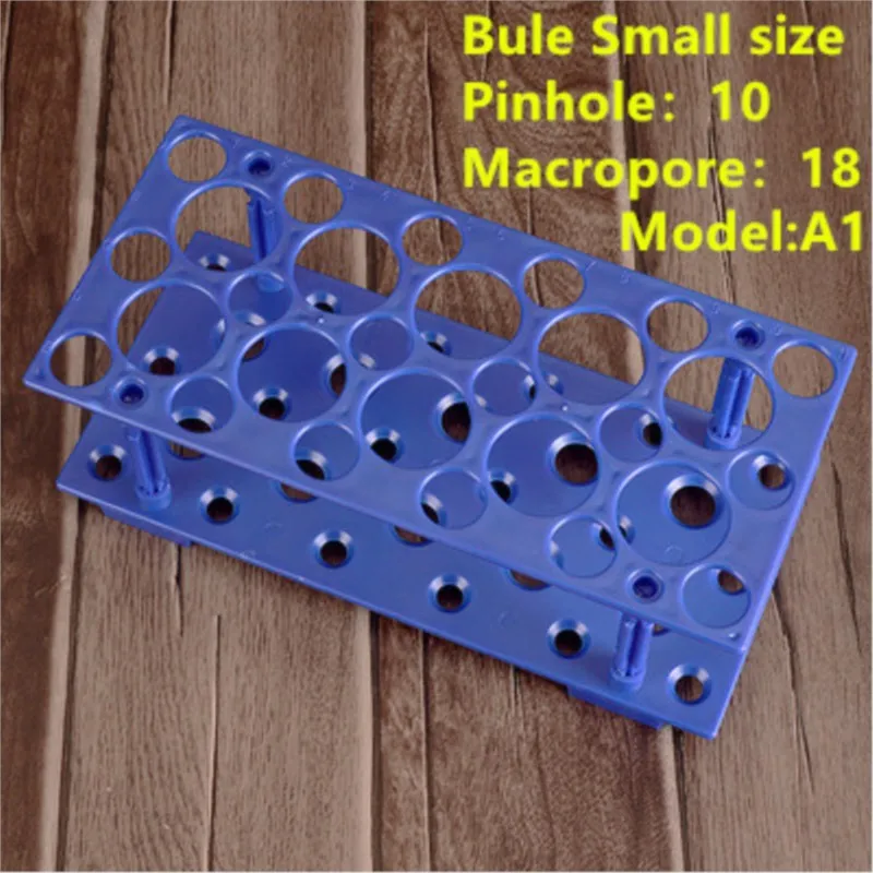 Laboratory Orange /Blue 10/15/50ml plastic detachable dual purpose centrifugal pipe rack 28/50 holes
