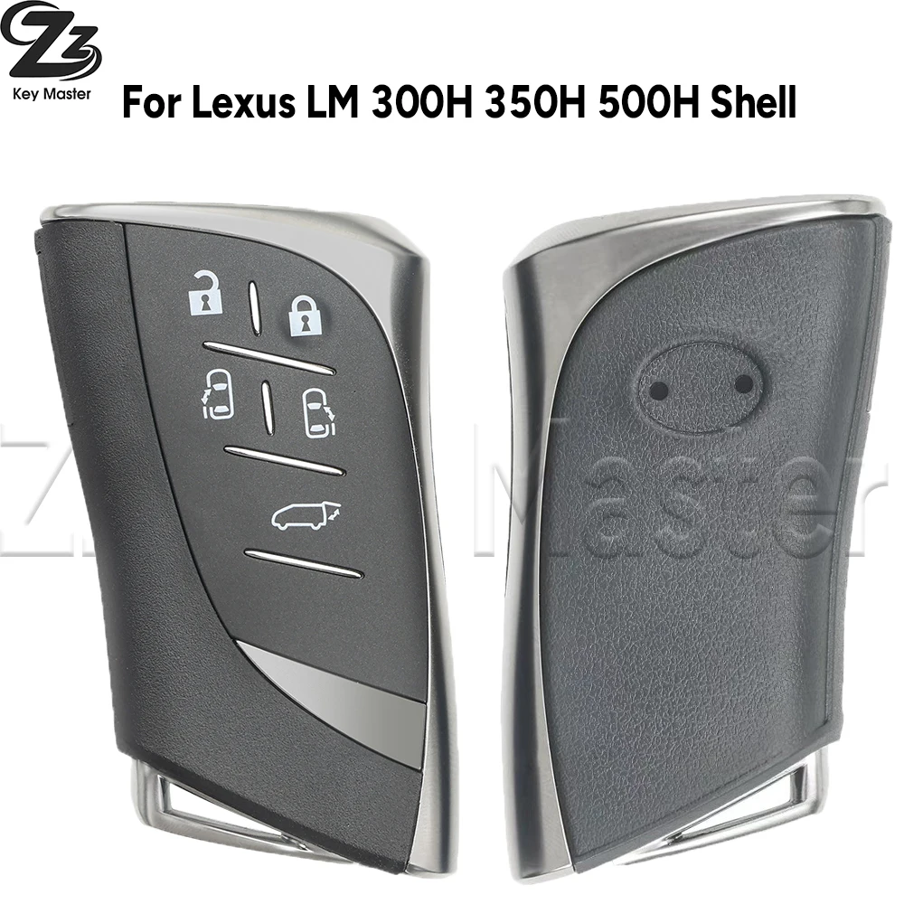 Zz 5 Buttons Smart Remote Key Shell For Lexus LM 300h 350h 500h, With Double Power Sliding Door & Power Tailgate Button